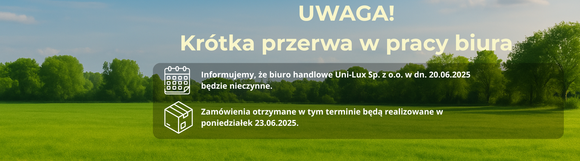 Przerwa – czerwiec